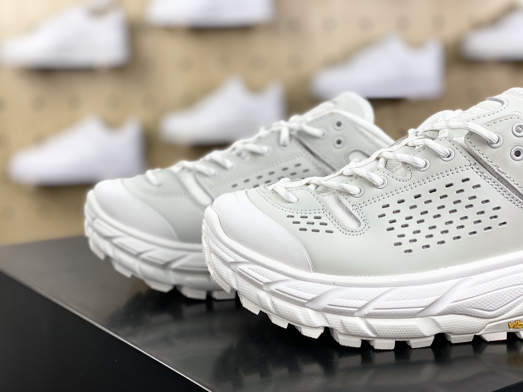 280 HOKA ONE ONE Tor Ultra Low Gore-Tex 托亚系列增强版低帮运动鞋“磨砂白灰”1130310/WNCL