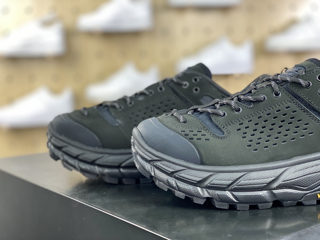 280 HOKA ONE ONE Tor Ultra Low Gore-Tex 托亚系运动鞋“磨砂全黑黄”1130310/BBLC