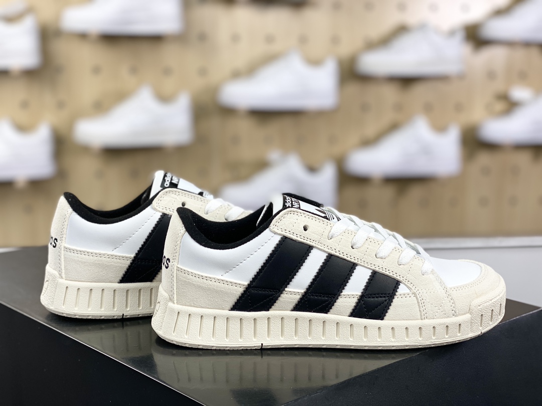 180 阿迪达斯Adidas Originals Nrtn Low 神经秩系列低帮板鞋“米白黑”IF8811