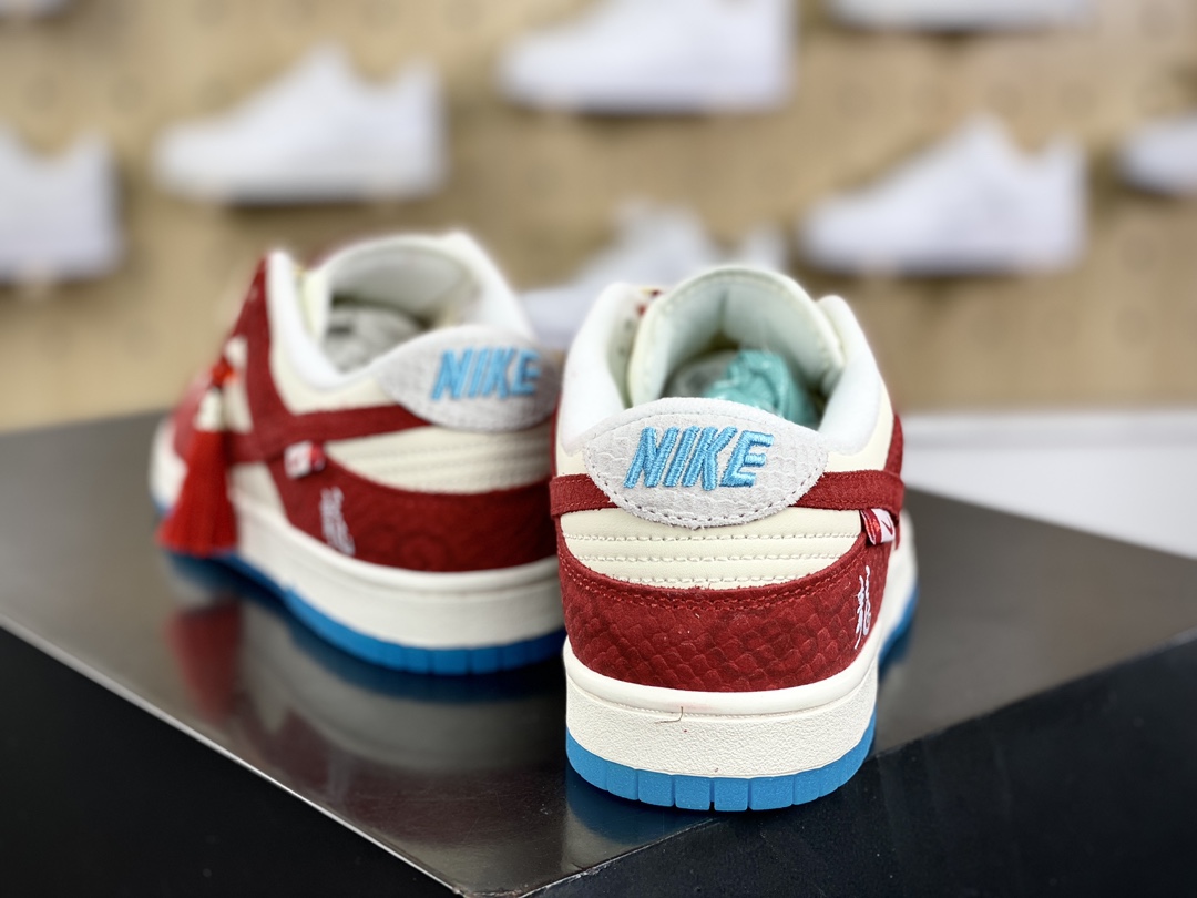 240 耐克Nike SB Dunk Low LX"Year of the Dragon"扣篮板鞋“龙年米白红”FZ5065-111