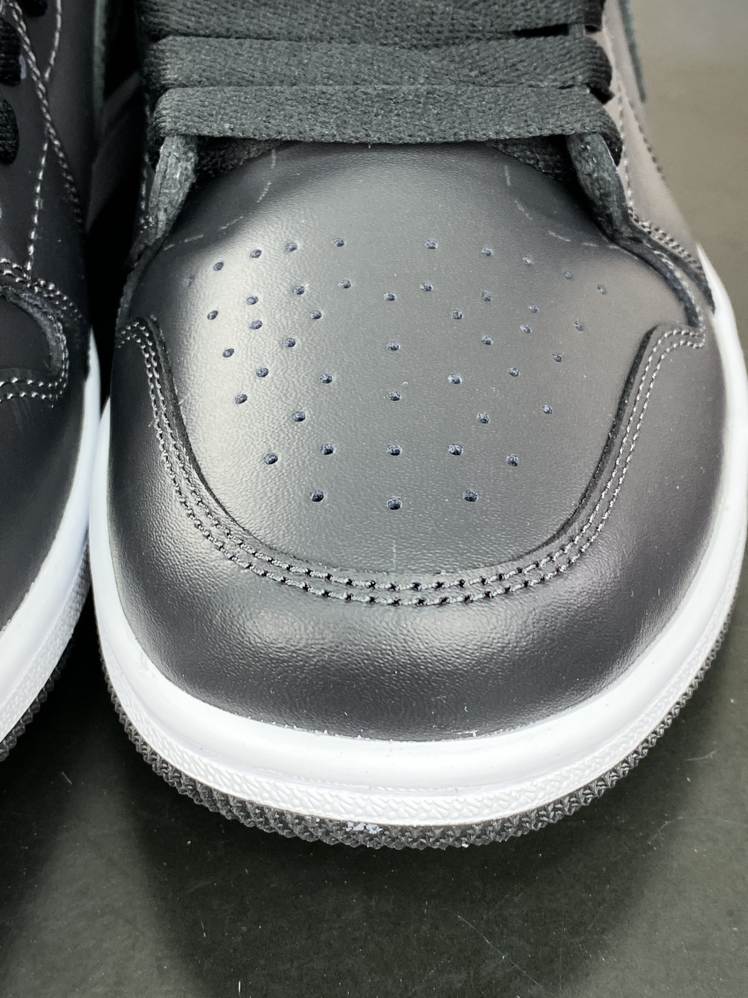 220 Nike Air Jordan 1 Low"Black Elephant"AJ1乔丹一代篮球鞋“炭黑爆裂纹”FB9907-001