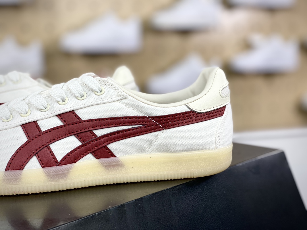 150 鬼塚虎/Onitsuka Tiger Tokuten 得分系列低帮板鞋“皮革白红”1183C086-250