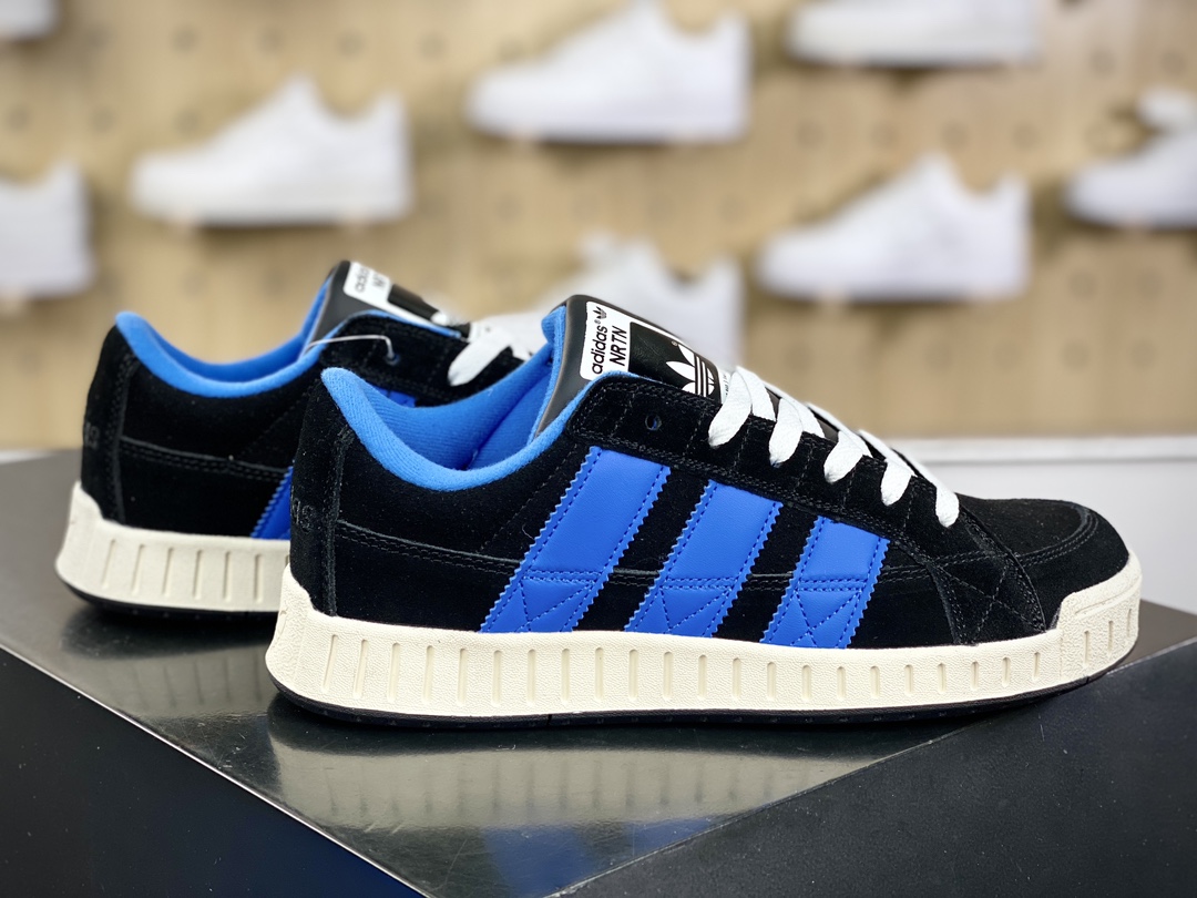 180 阿迪达斯Adidas Originals Nrtn Low 神经秩系列低帮板鞋“黑宝蓝”IF8804