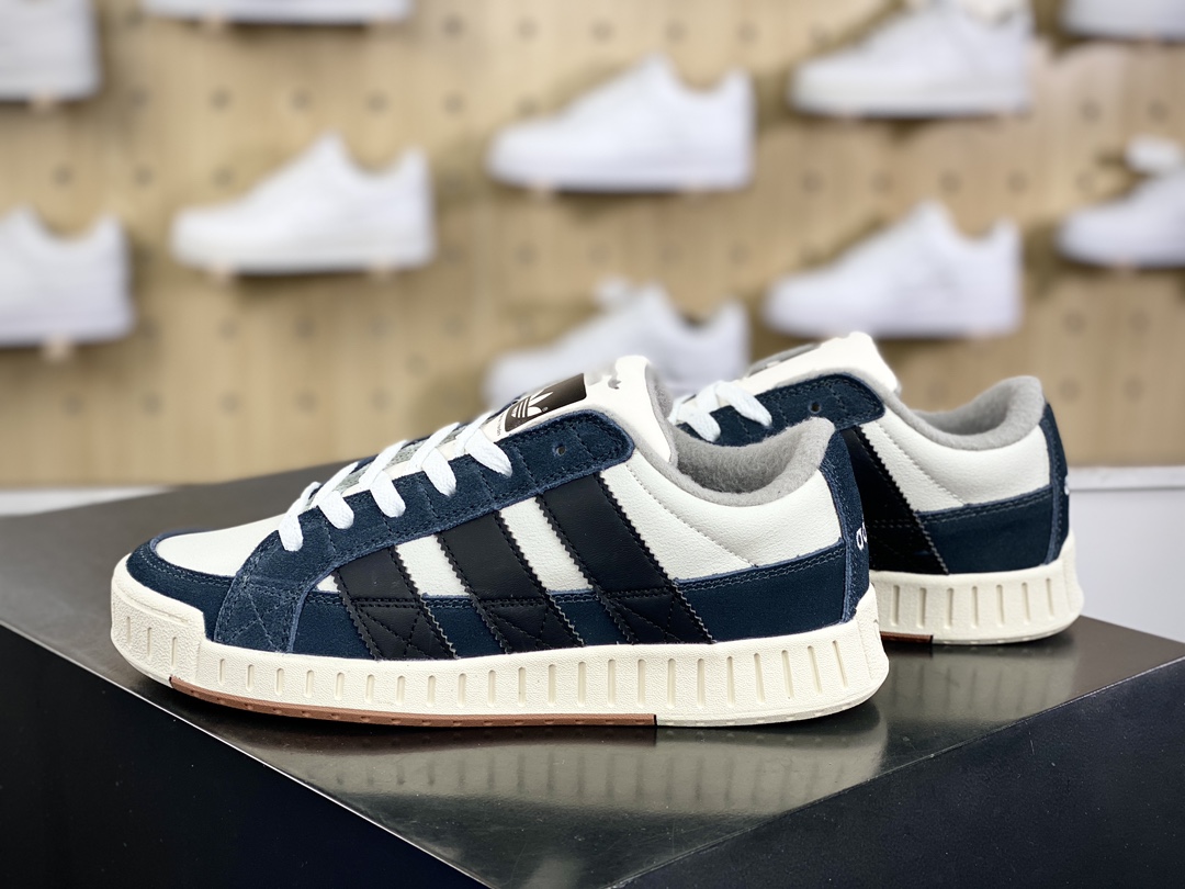 180 阿迪达斯Adidas Originals Nrtn Low 神经秩系列低帮板鞋“炭黑米白”IF8800