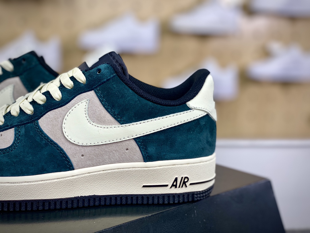 260 Nike Air Force 1′07 Low Suede”Anthracite”空军一号系列板鞋“麂皮曜蓝黑煤灰”NT9955-318