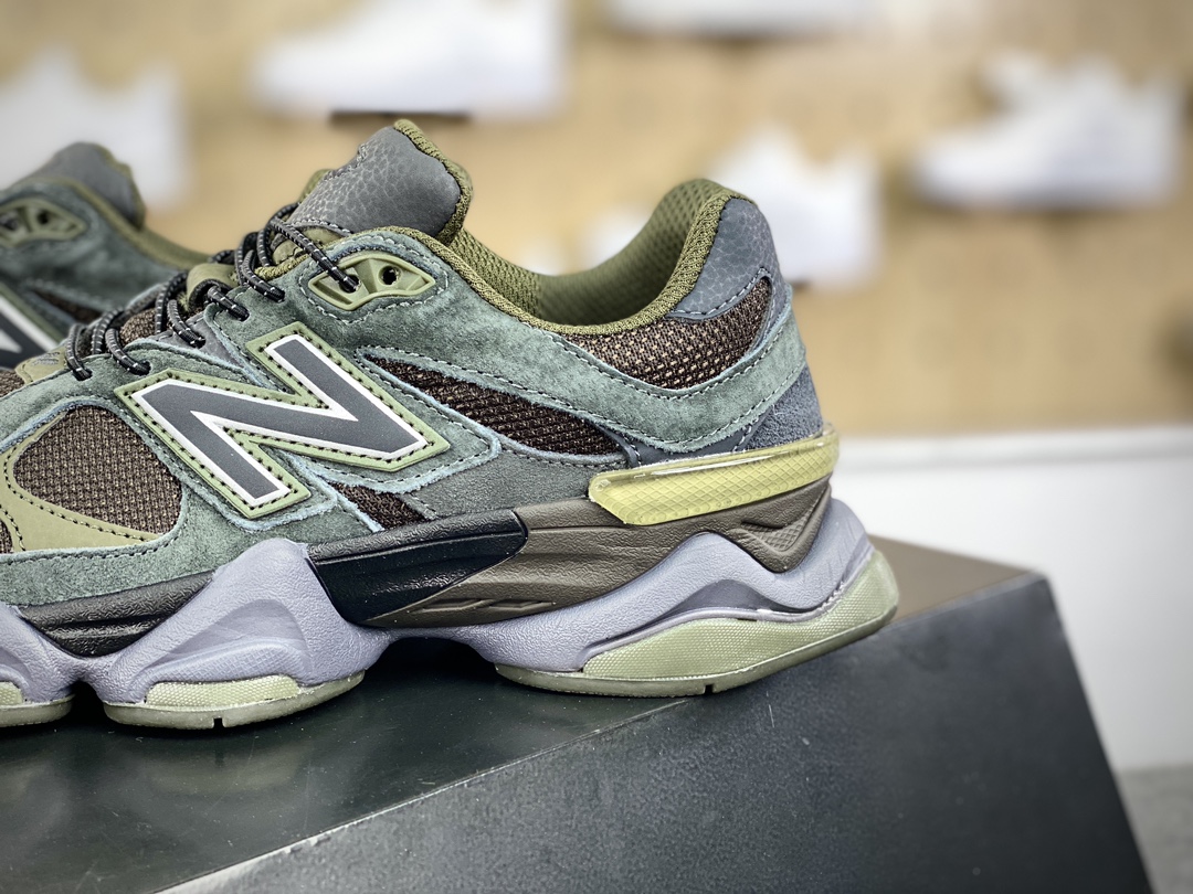 240 新百伦New Balance 9060”Blacktop/Dark Moss/Black”系列跑步鞋“暗橄榄绿棕”U9060PH