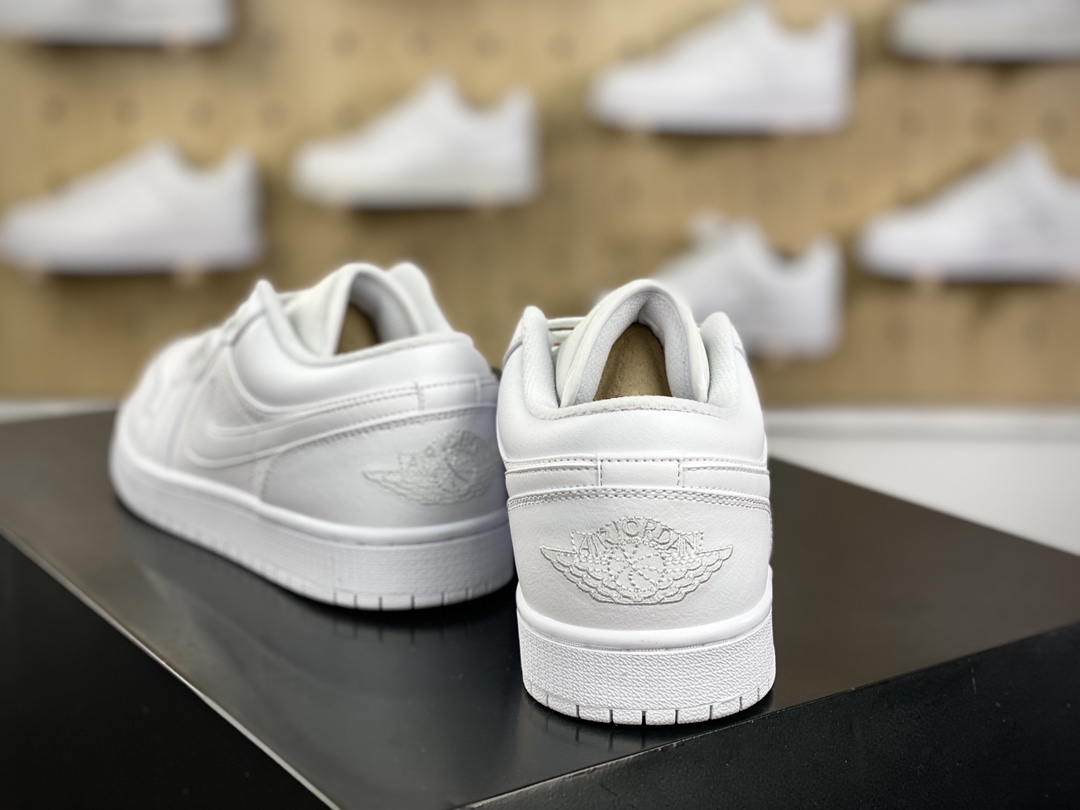 220 耐克Nike Air Jordan 1 Low"Triple White"AJ1乔丹一代低帮篮球鞋“全白”553558-111