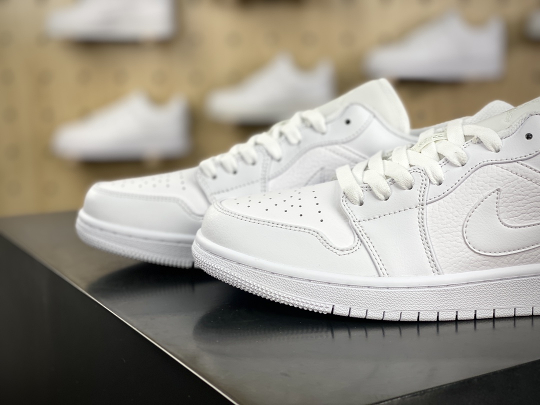 220 耐克Nike Air Jordan 1 Low"Triple White"AJ1乔丹一代低帮篮球鞋“全白”553558-111