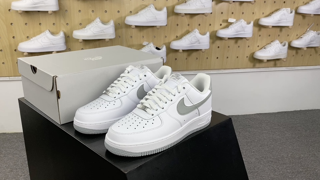 [Air Force Series]Nike Air Force 1 07 Low "WhiteLight Smoke Grey" Air Force O