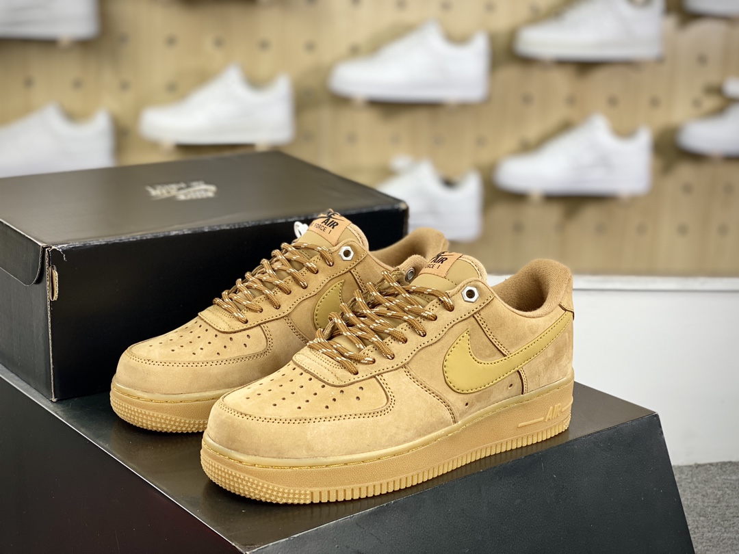 200 耐克Nike Air Force 1 Low 07 LV8″Wheat / Flax”空军一号低帮板鞋“新小麦麦黄棕”CJ9179-200