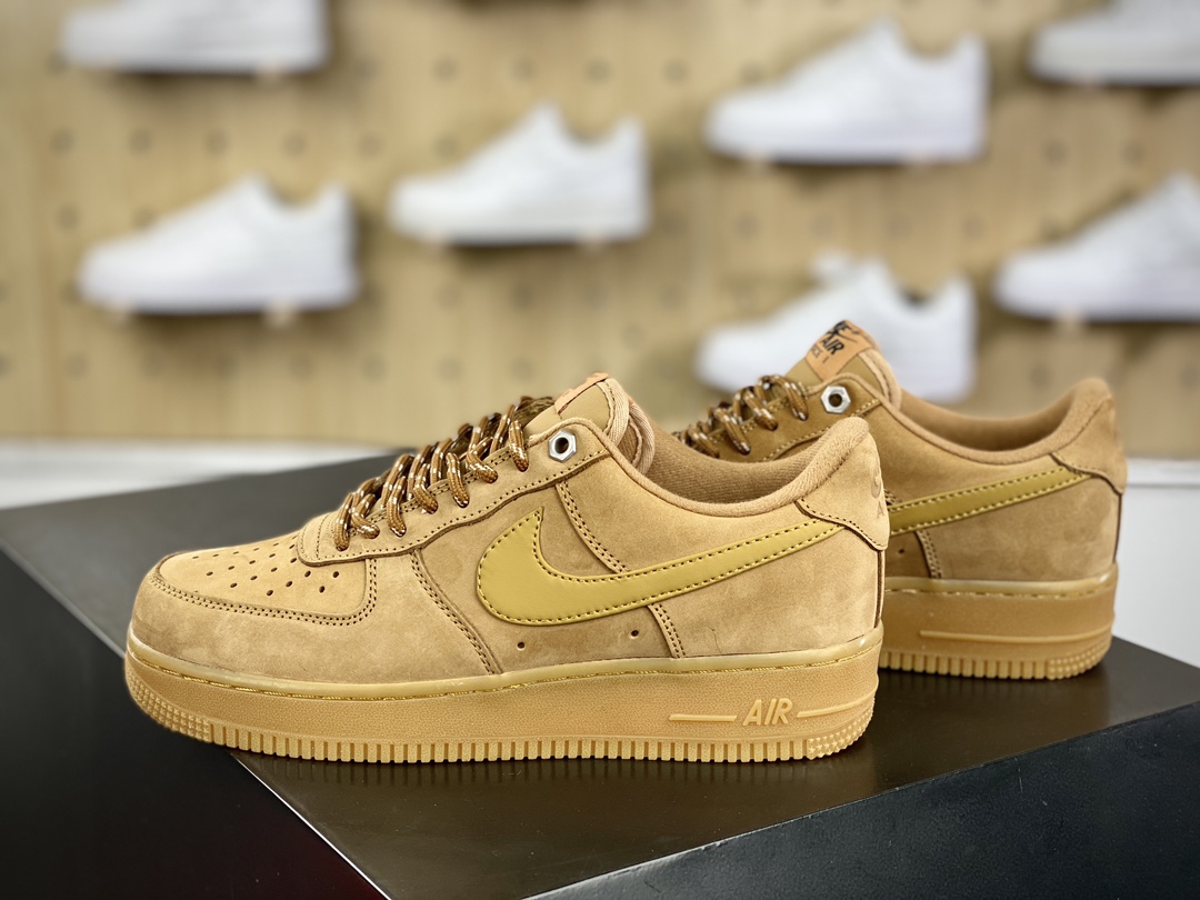 200 耐克Nike Air Force 1 Low 07 LV8"Wheat / Flax"空军一号低帮板鞋“新小麦麦黄棕”CJ9179-200