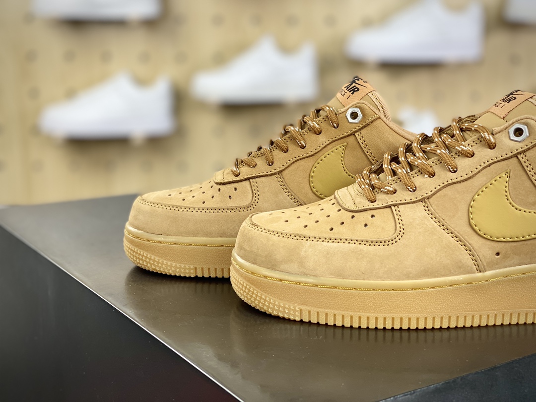 200 耐克Nike Air Force 1 Low 07 LV8"Wheat / Flax"空军一号低帮板鞋“新小麦麦黄棕”CJ9179-200