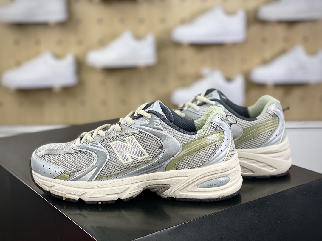 200 NB新百伦New Balance MR530系列低帮跑步鞋“灰银做旧”MR530VS