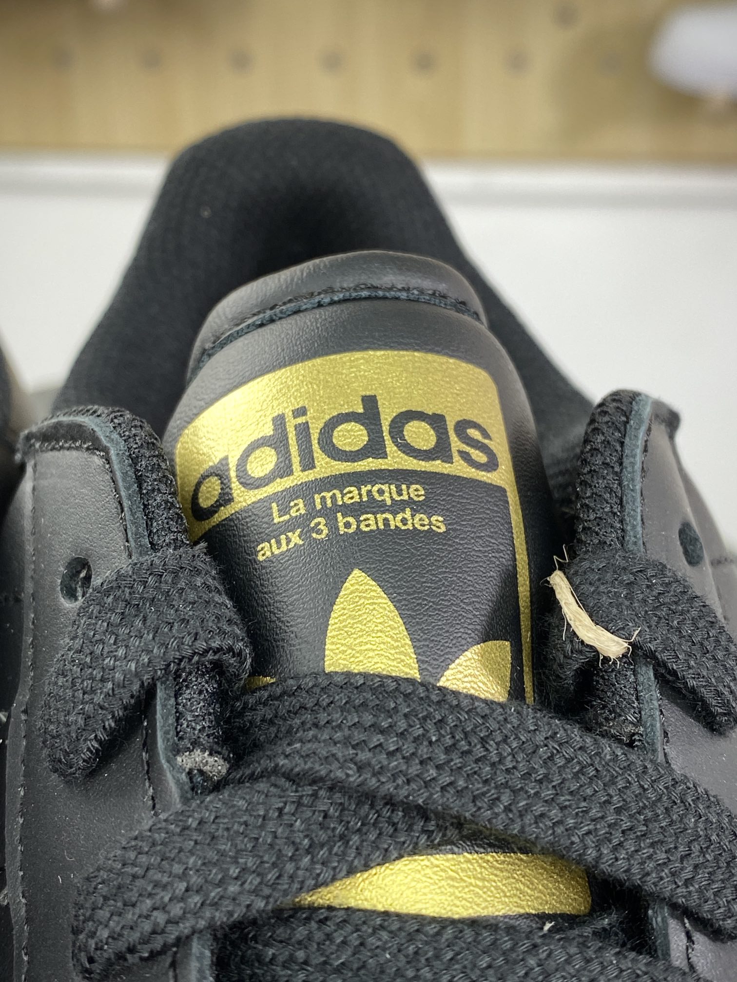 200 阿迪达斯/三叶草Adidas Originals Superstar XLG 贝壳头系列低帮板鞋“皮革武士黑金LOGO”ID4656