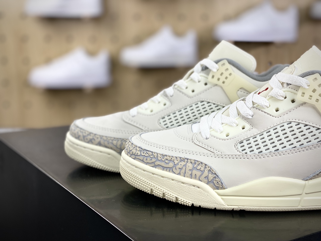 240 耐克Nike Air Jordan Spizike Low”Sail”斯篮球鞋“米白灰水泥爆裂纹”FQ1759-100