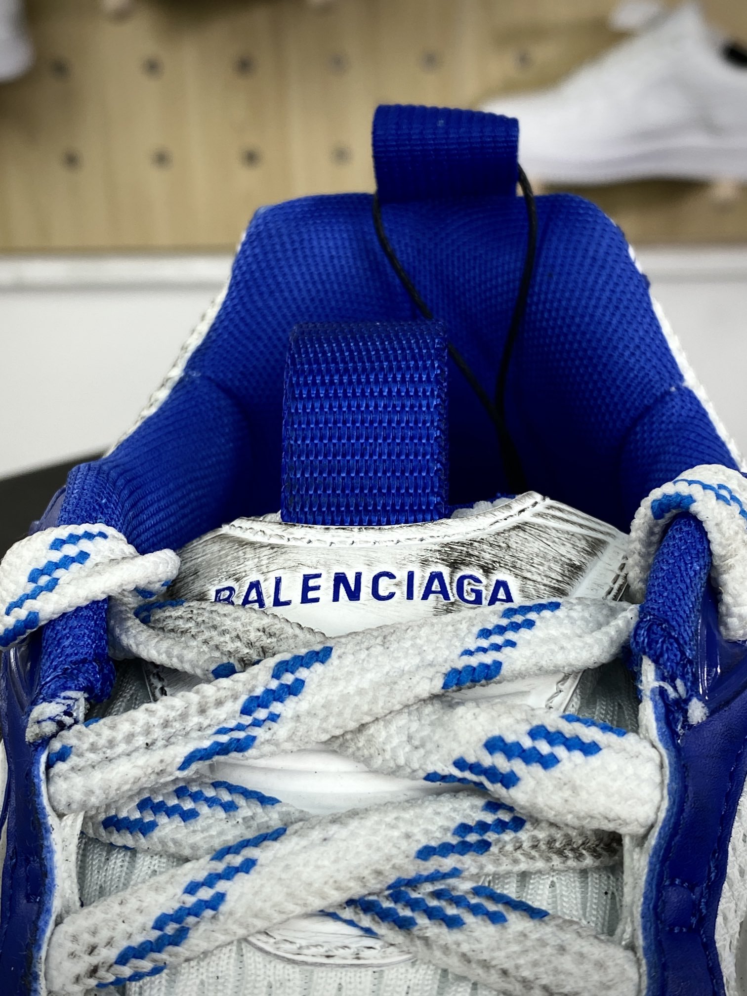 450 巴黎世家BALENCIAGA 10XL Sneakers 10+系列低帮慢跑鞋“网织白兰反光”734731 W3XLR 1281