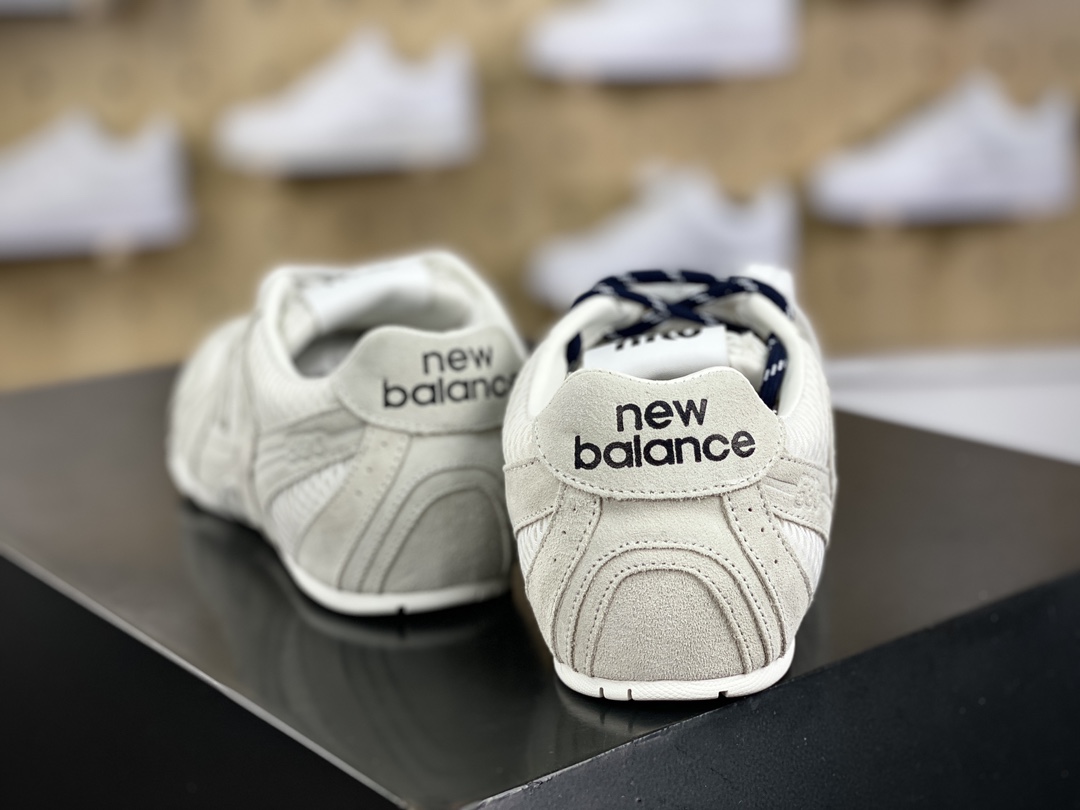 320 意大利奢侈品牌/缪缪Miu Miu x NB新百伦New Balance 530 SL系列慢跑鞋“联名翻毛白黑鞋带”5E165E_Z5O_F0401_F_D005