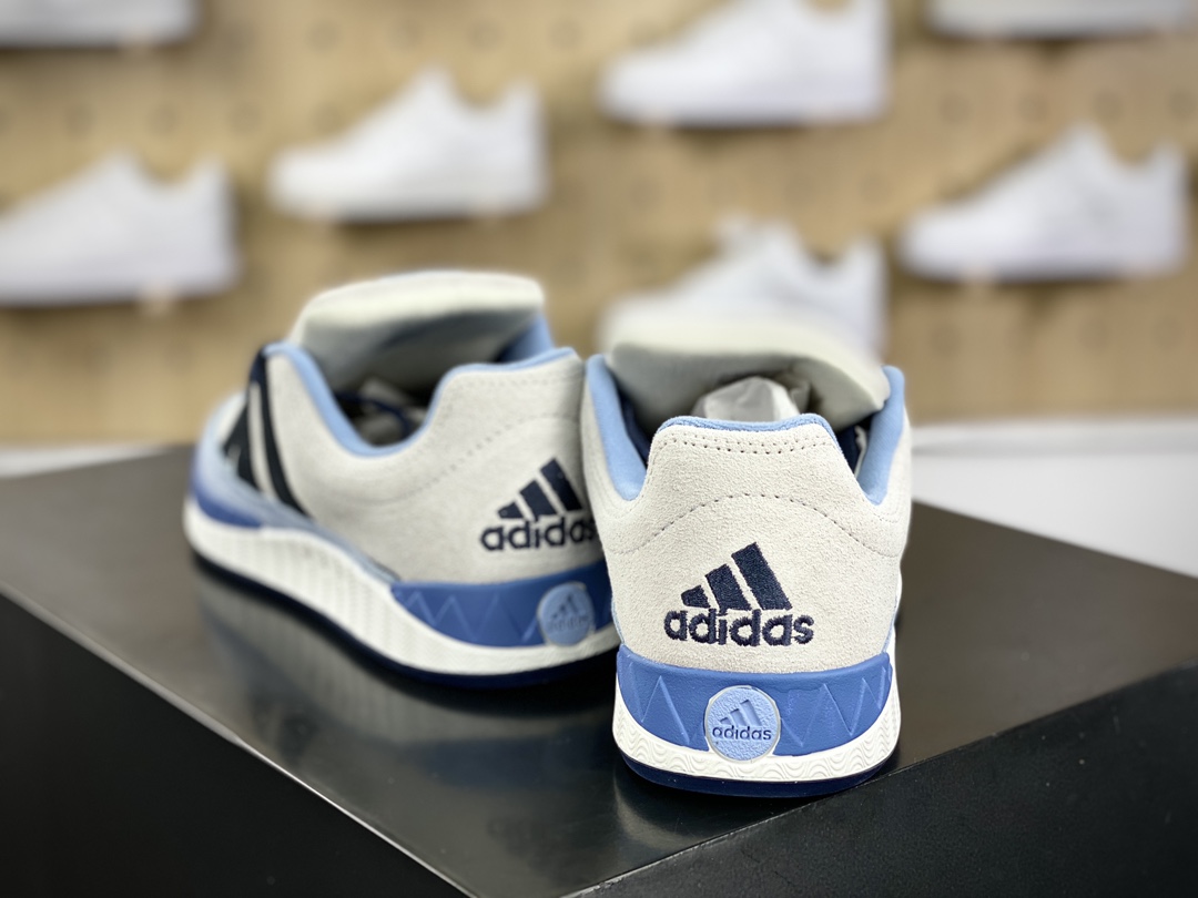 180 阿迪达斯Adidas Originals Adimatic Low”White Nvay”马蒂奇系列低帮板鞋“灰白靛蓝浅蓝”IG6006