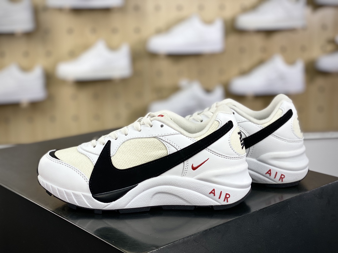 260 耐克Nike Air Grudge Leather”White/Black”咒怨系列低帮运动鞋“白黑大钩”102026-011