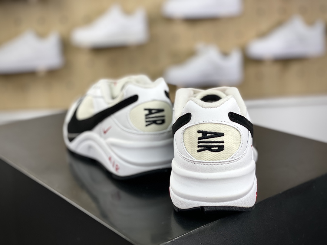 260 耐克Nike Air Grudge Leather”White/Black”咒怨系列低帮运动鞋“白黑大钩”102026-011