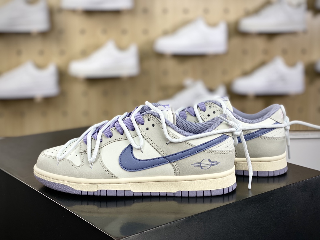 240 耐克Nike SB Dunk Low”interstellar”扣篮系列低帮板鞋“灰紫岛星际梦幻绑绳”DD1503-500