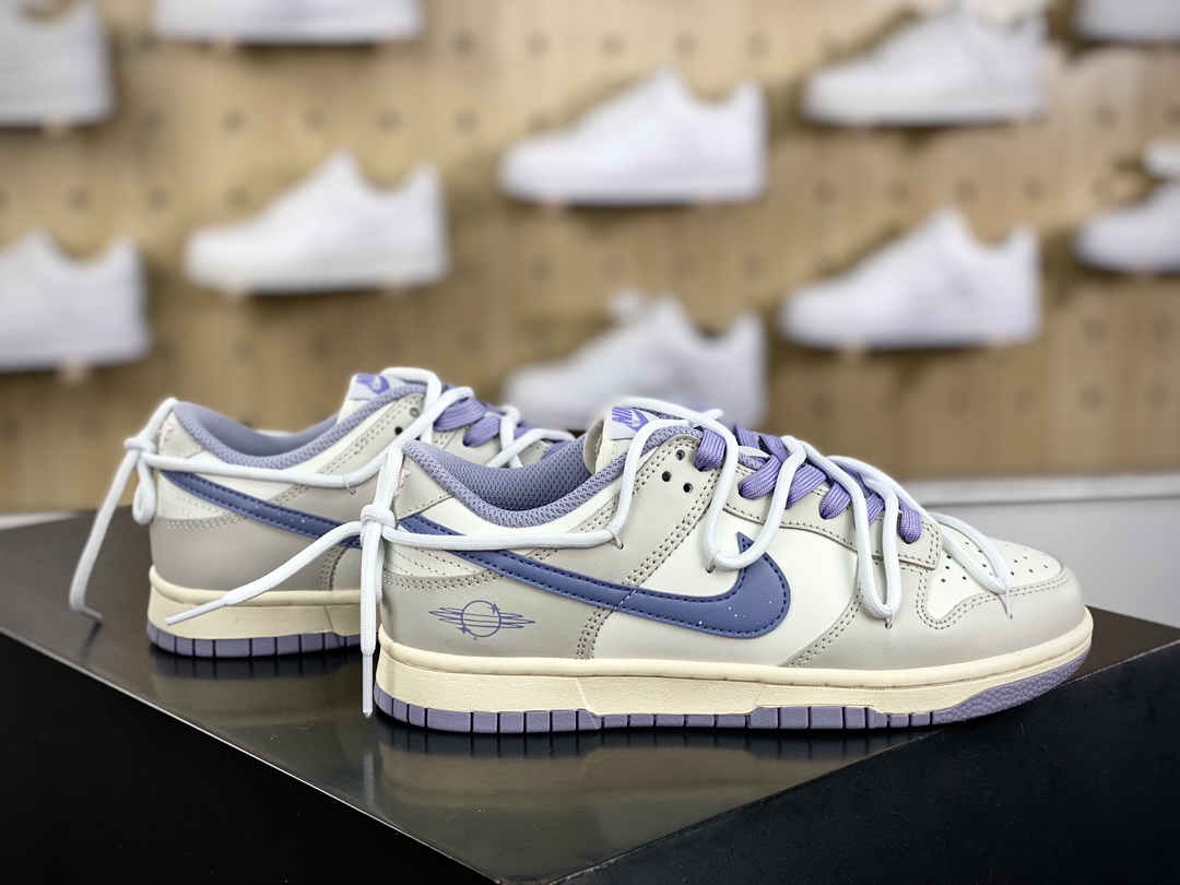 240 耐克Nike SB Dunk Low”interstellar”扣篮系列低帮板鞋“灰紫岛星际梦幻绑绳”DD1503-500