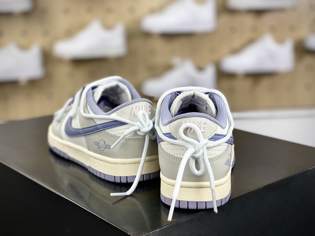 240 耐克Nike SB Dunk Low”interstellar”扣篮系列低帮板鞋“灰紫岛星际梦幻绑绳”DD1503-500