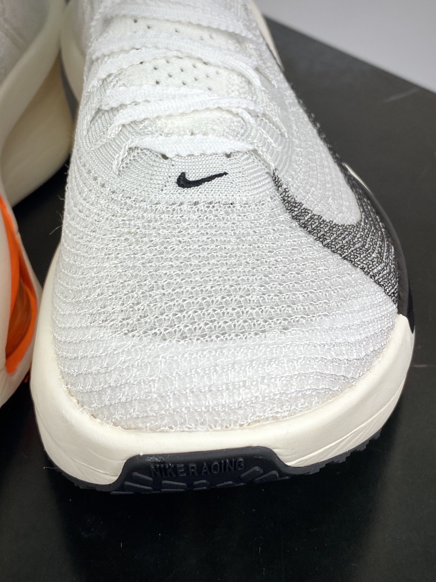 320 Nike Air Zoom Alphafly Next% 3 Proto”White Orange”阿尔法慢跑鞋“针织白黑橙”FD8256-100