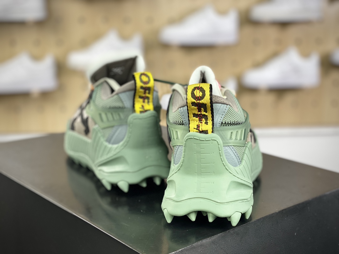 380 Off-White ODSY-1000 Chunky Arrow 系列低帮箭头增高老爹风运动鞋“白绿”OMIA139R21FAB0010145