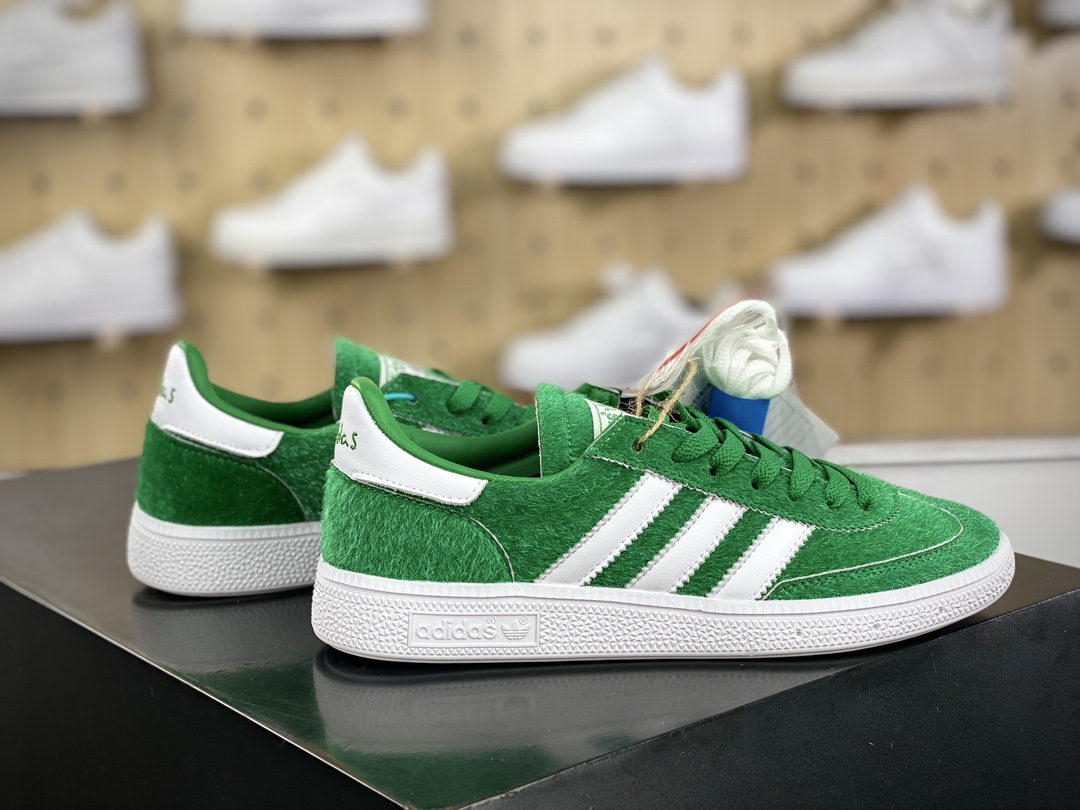 160 阿迪达斯Adidas Originals Handball SPZL 手球运动员系列板鞋“草坪绿白”IH9982