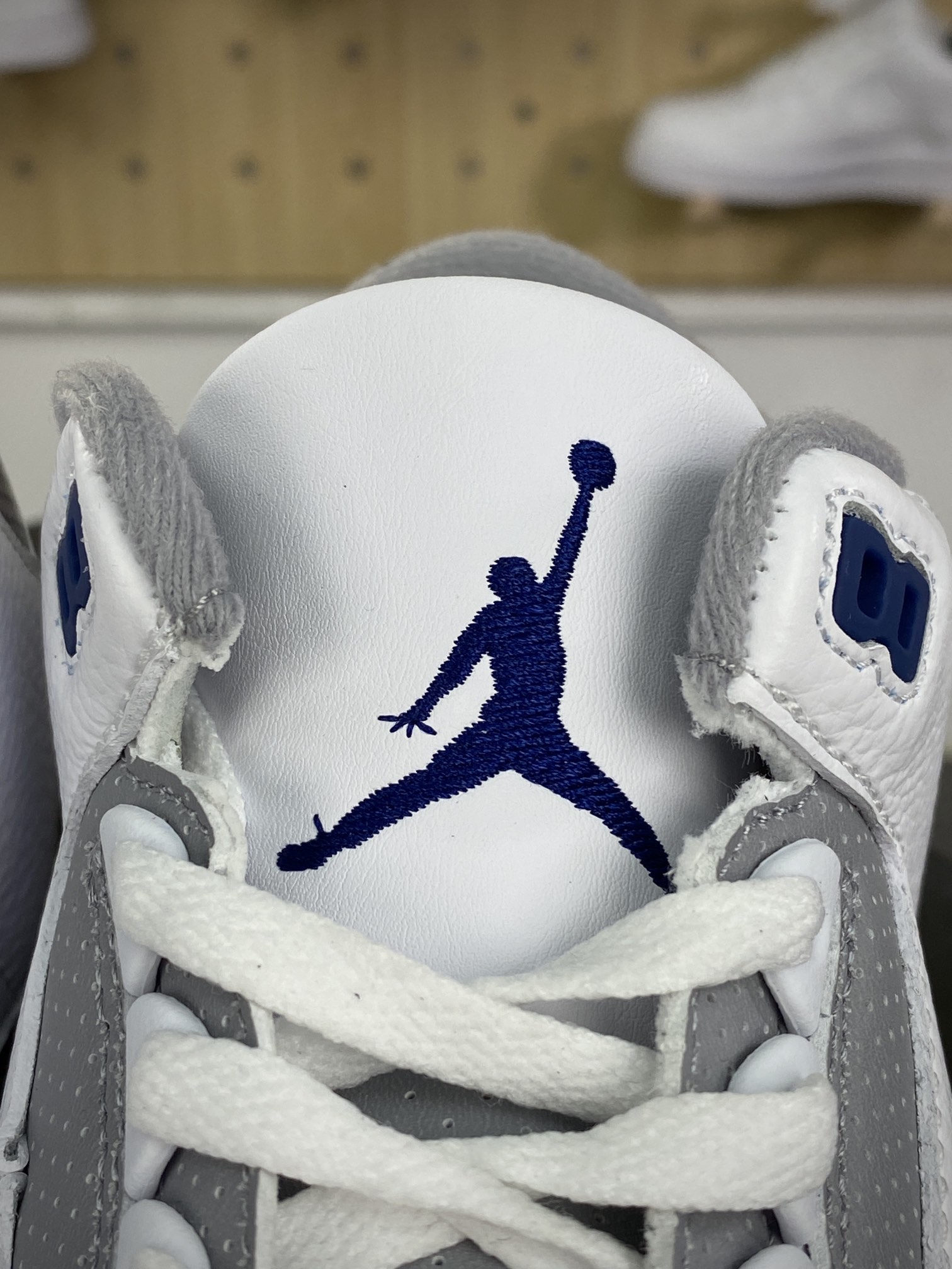 280 耐克Nike Air Jordan 3 Retro PE”White Midnight Navy”迈克尔·乔丹AJ3代中帮篮球鞋“白午夜蓝爆裂纹”CT8532-140