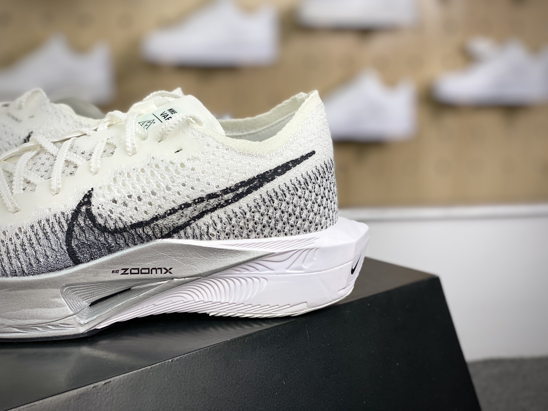 220 耐克Nike ZoomX Vaporfly Next% 3”Pink/Yellow/Black”空气慢跑鞋“针织白黑影”DV4129-100