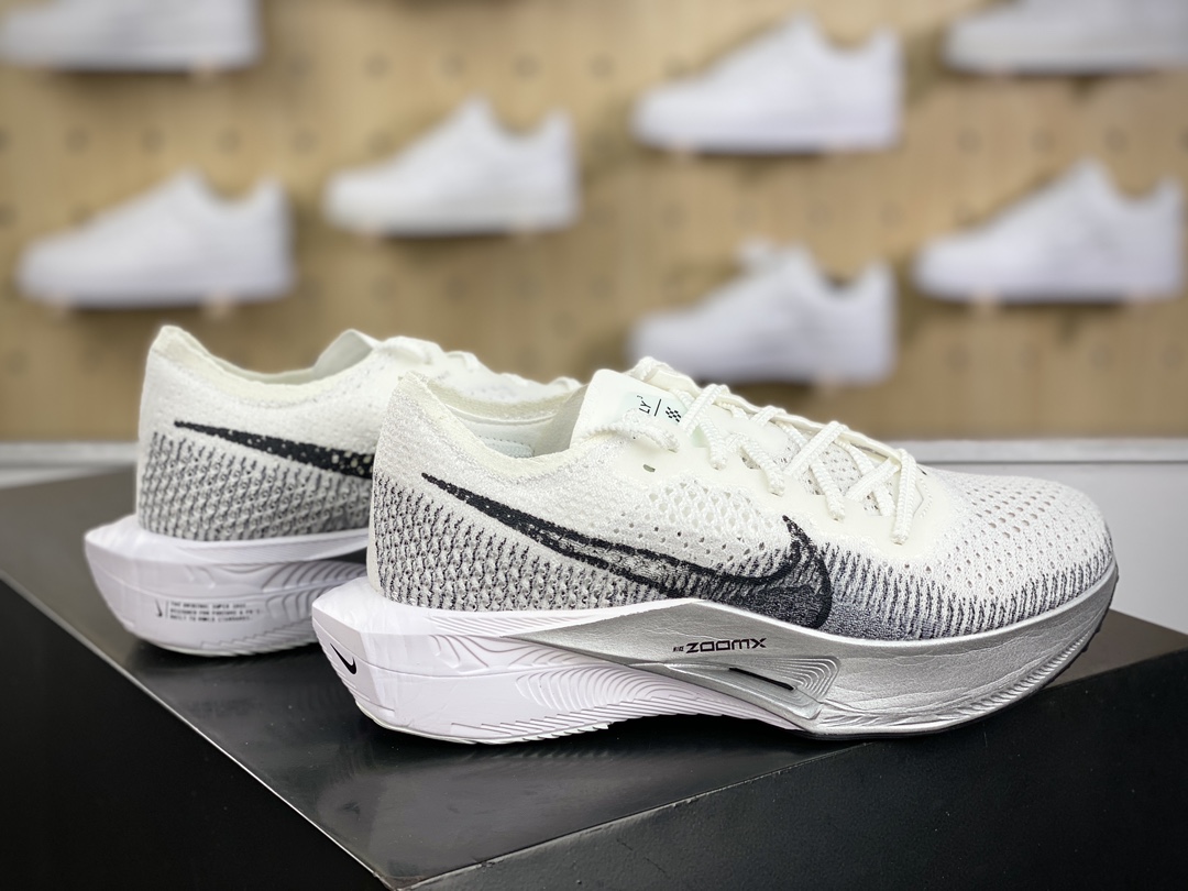 220 耐克Nike ZoomX Vaporfly Next% 3”Pink/Yellow/Black”空气慢跑鞋“针织白黑影”DV4129-100