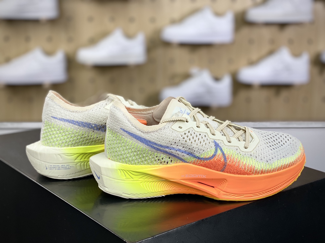 220 耐克Nike ZoomX Vaporfly Nextquot;Pink/Yellow/Black"空气飞行3慢跑鞋“针织白黄荧光绿渐变”DV4129-101