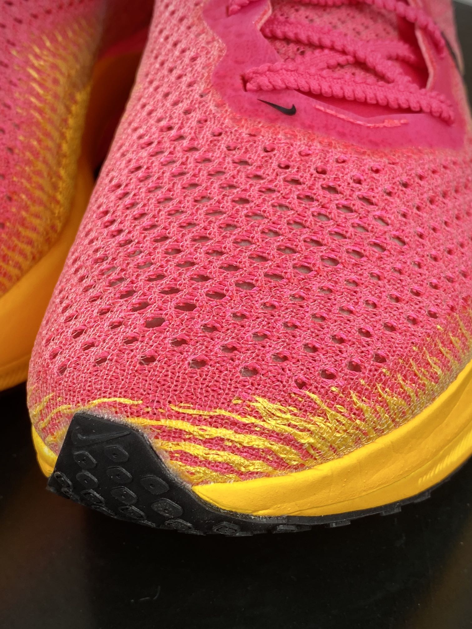 220 耐克Nike ZoomX Vaporfly Next% 3”Pink/Yellow/Black”空气飞行3代系列慢跑鞋“针织骚粉黄黑”DV4129-600