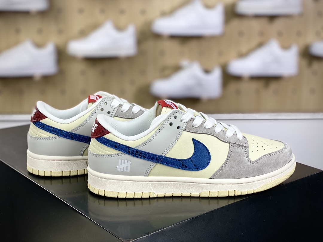 280 UNDEFEATED x Nike By You SB Dunk Low Retro 扣篮板鞋“联名白蓝车线电绣小钩”FC2025-302