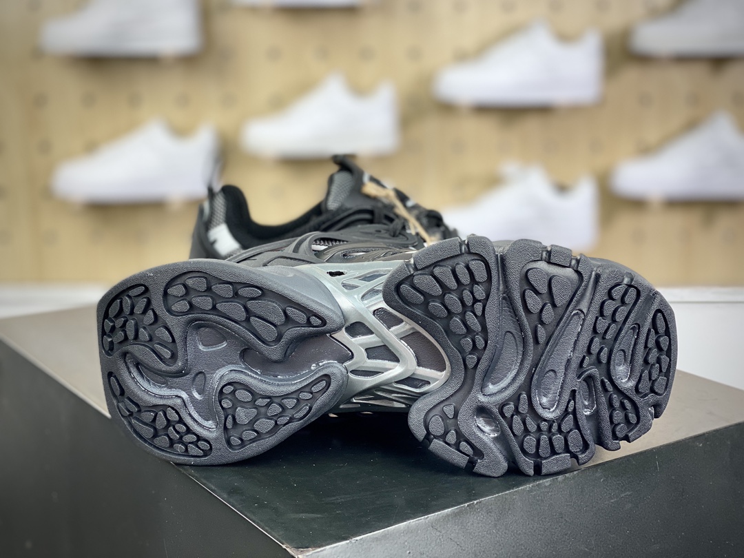 260 阿迪达斯Adidas XLG Runner Deluxe 跑步者豪华版系列低帮厚底慢跑鞋“黑银白”IH0070