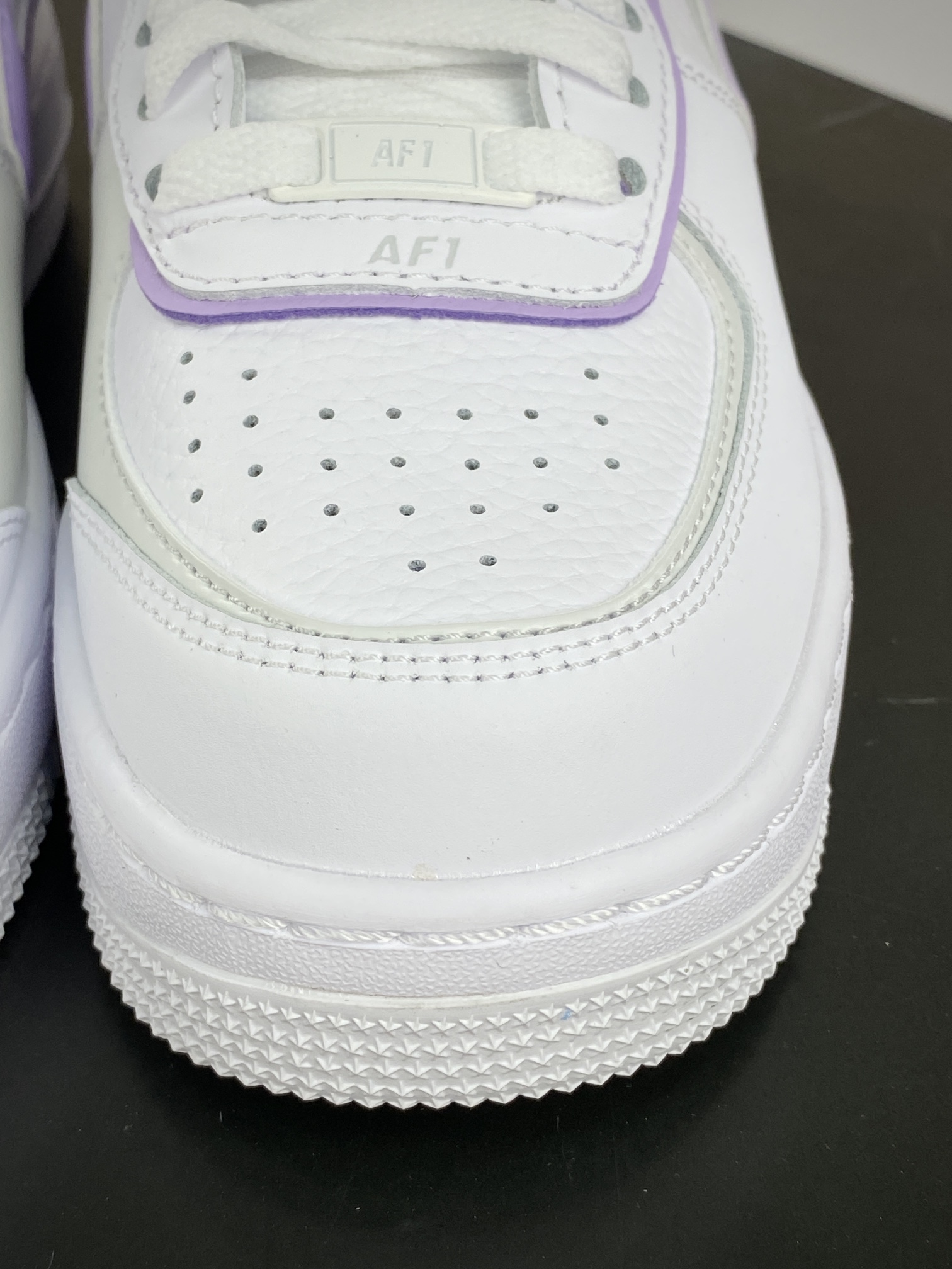 200 耐克Nike WMNS Air Force 1 Shadow"White/Grey/Purple"空军一号板鞋“皮革白浅灰紫”FN6335-102