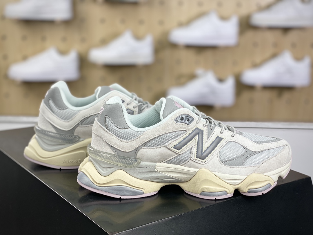 260 新百伦New Balance 9060”Grey Lilac”系列复古百搭老爹风小象蹄休闲运动跑步鞋“浅灰淡粉紫”U9060GM