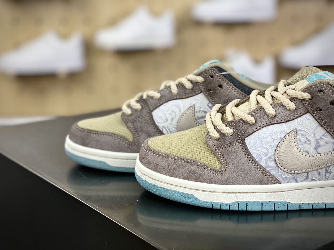 300 NIKE SB Dunk Low " Big Money Savin " 棕灰 低帮休闲板鞋 FZ3129-200