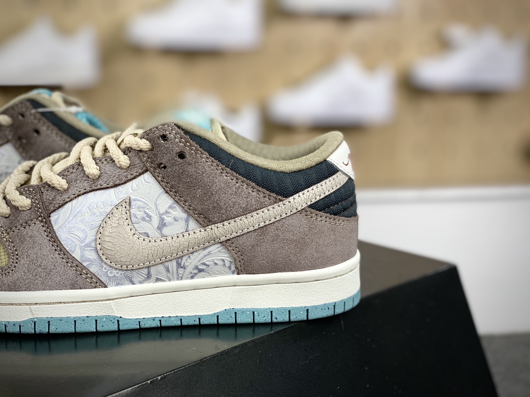 300 NIKE SB Dunk Low " Big Money Savin " 棕灰 低帮休闲板鞋 FZ3129-200