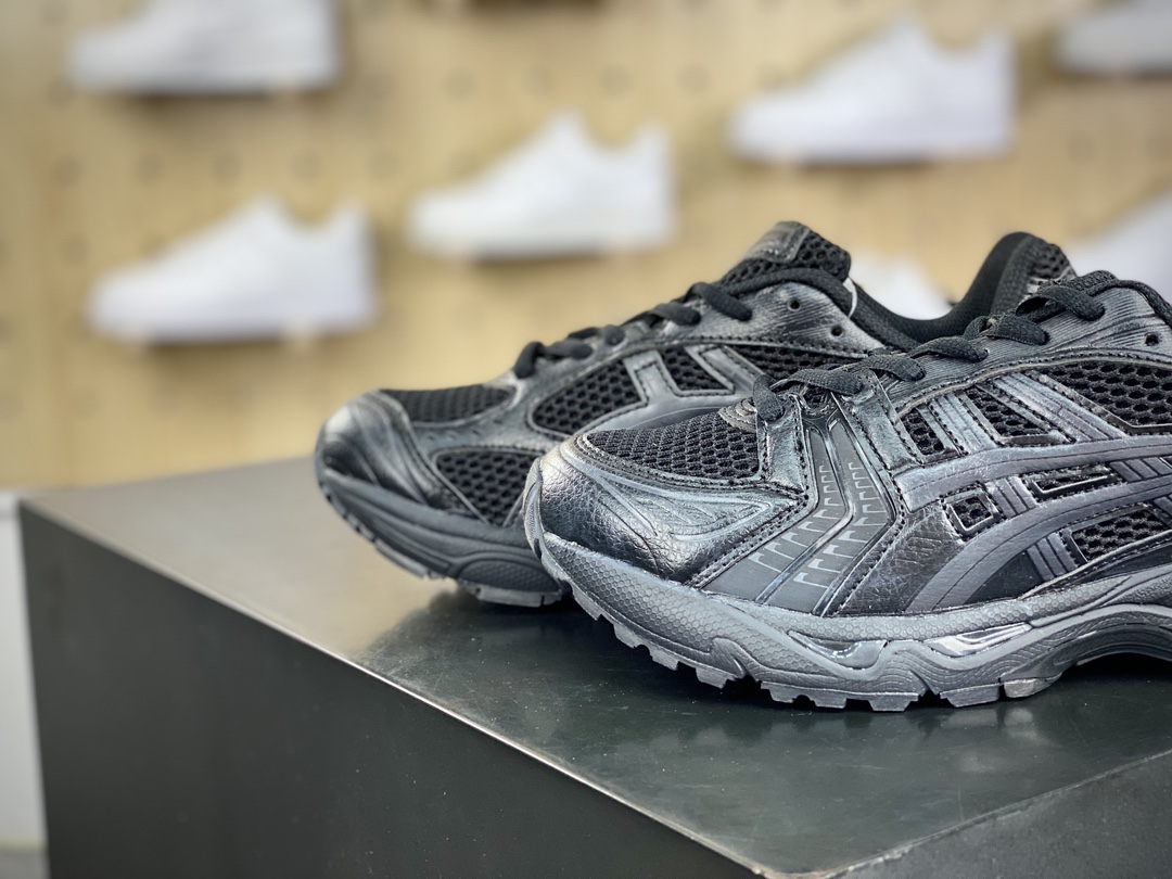 220 亚瑟士/ASICS Gel Kayano 14”Silver White/Milk/Navy”系列跑步鞋“太空全黑”1201A019-001