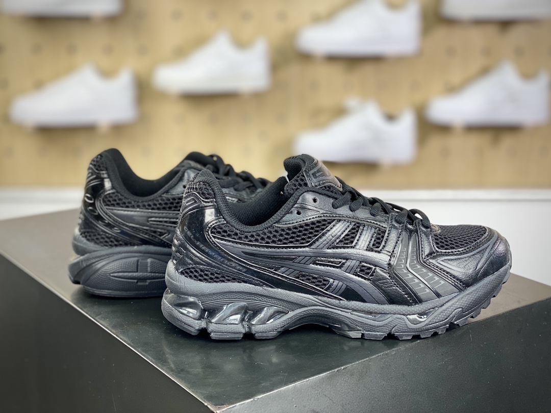 220 亚瑟士/ASICS Gel Kayano 14”Silver White/Milk/Navy”系列跑步鞋“太空全黑”1201A019-001