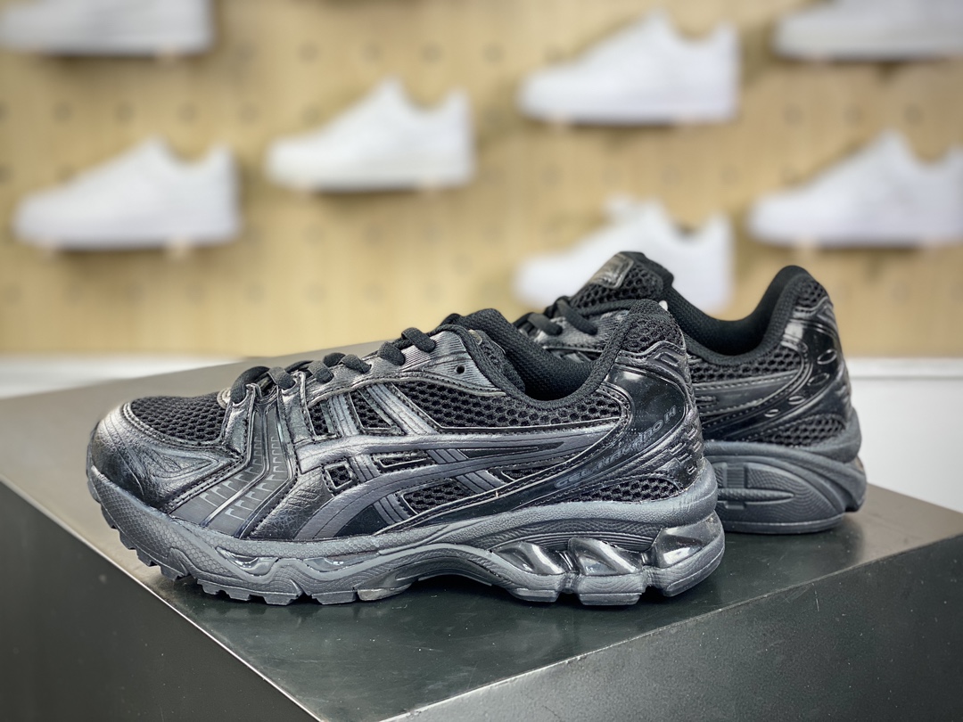 220 亚瑟士/ASICS Gel Kayano 14”Silver White/Milk/Navy”系列跑步鞋“太空全黑”1201A019-001