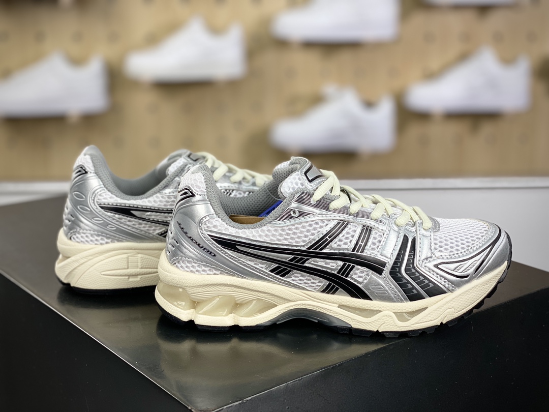 220 亚瑟士/ASICS Gel Kayano 14”Silver White/Milk/Navy”系列跑步鞋“太空银奶白”1201A457-101