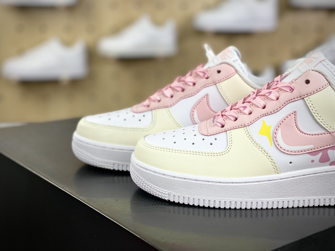 耐克Nike Air Force 1'07 Low Retro”Macaron”空军一号低帮“杏白粉马卡龙酱”DV2920-123