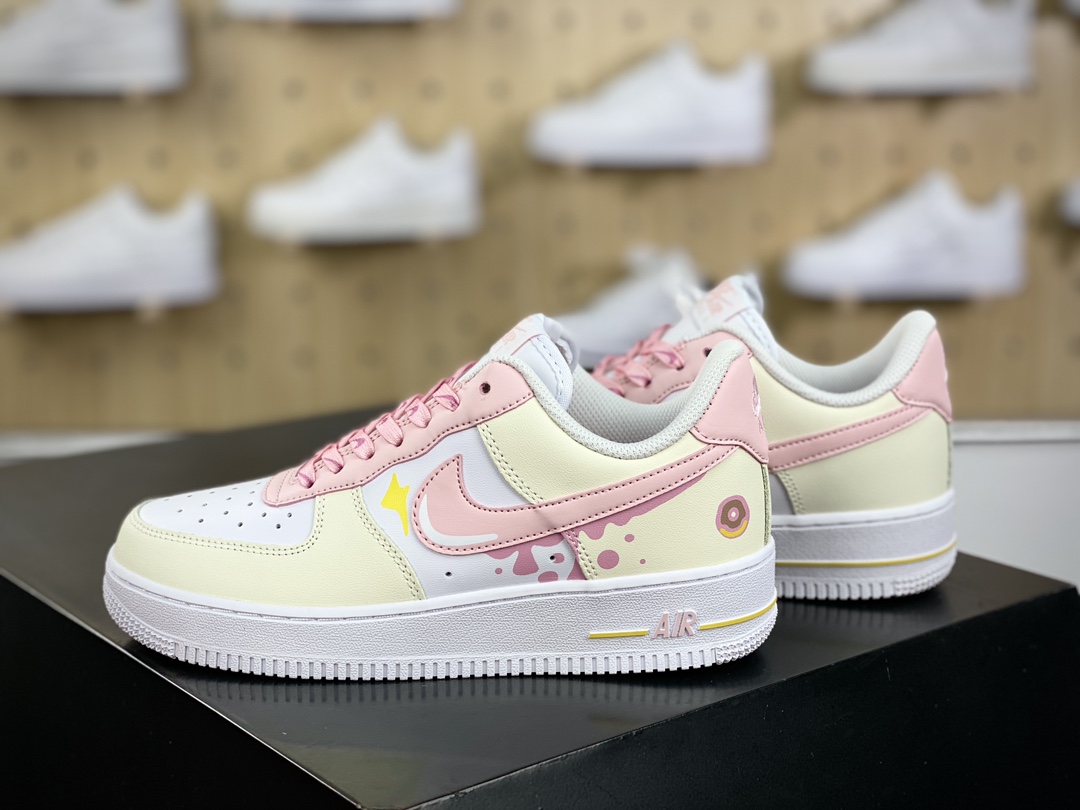 耐克Nike Air Force 1'07 Low Retro”Macaron”空军一号低帮“杏白粉马卡龙酱”DV2920-123