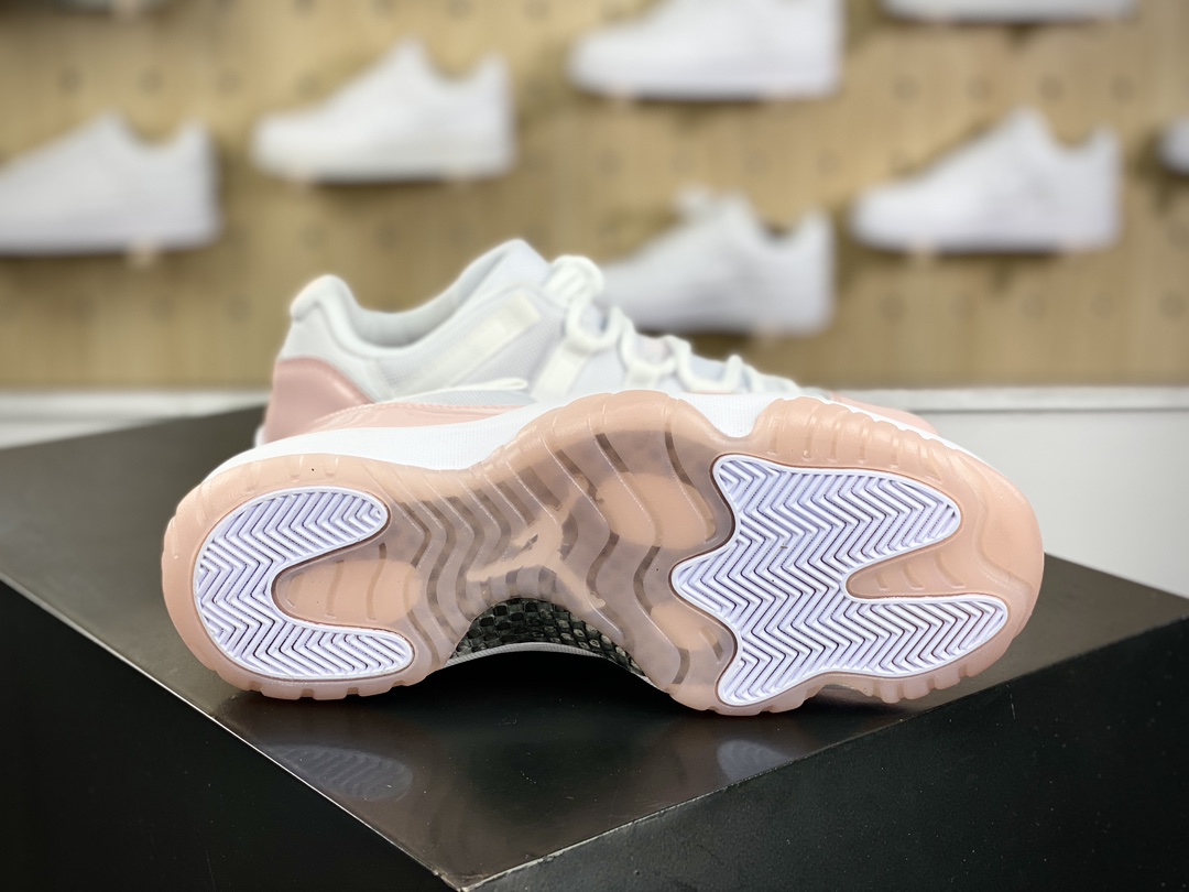 350 耐克Nike Wmns Air Jordan 11 Retro Low"Legend Pink"AJ11代篮球鞋“漆皮传奇粉白”AH7860-160