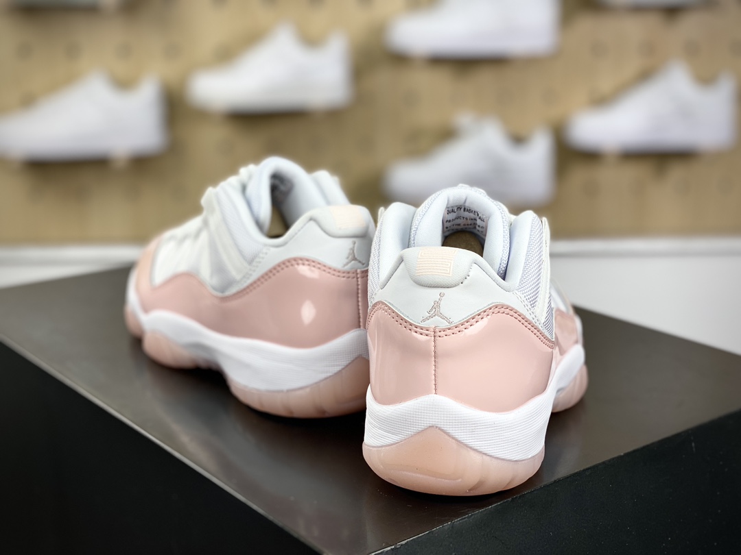 350 耐克Nike Wmns Air Jordan 11 Retro Low"Legend Pink"AJ11代篮球鞋“漆皮传奇粉白”AH7860-160