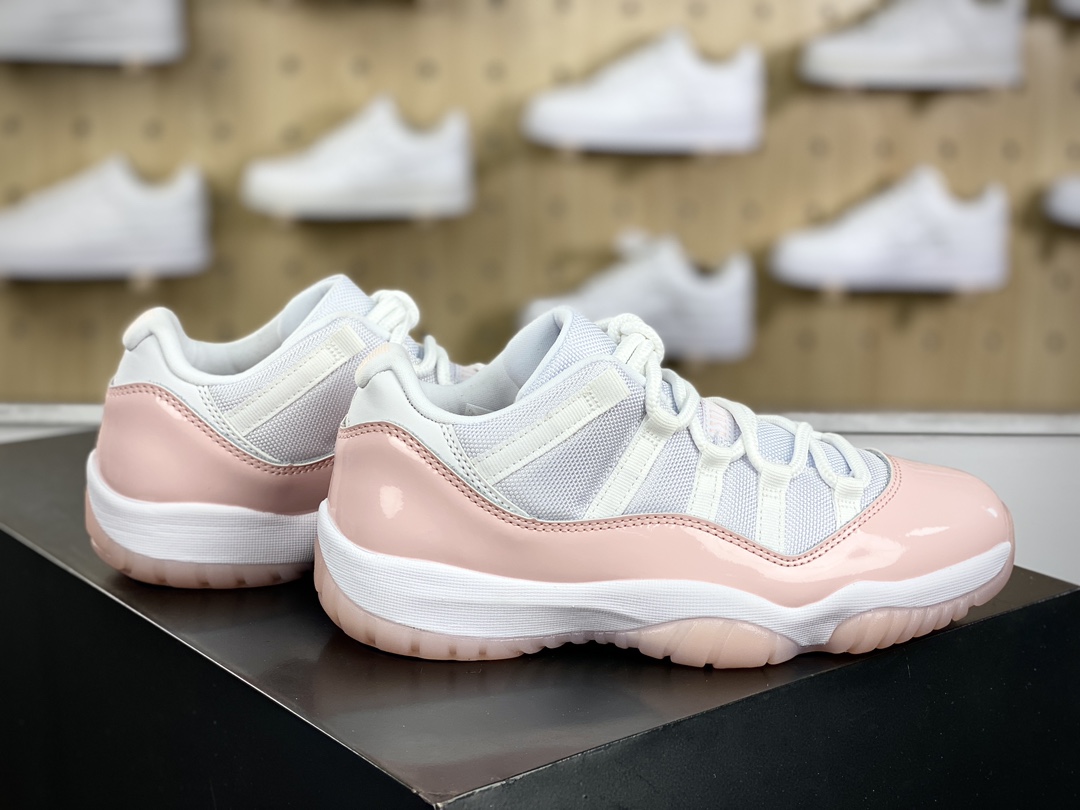 350 耐克Nike Wmns Air Jordan 11 Retro Low"Legend Pink"AJ11代篮球鞋“漆皮传奇粉白”AH7860-160